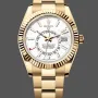 Rolex Sky-Dweller 336938 Replica - Witte Wijzerplaat Tweekleurig