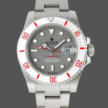 Rolex Submariner Hulk 116610 Replica - Grijze Wijzerplaat Geribbelde Lunette