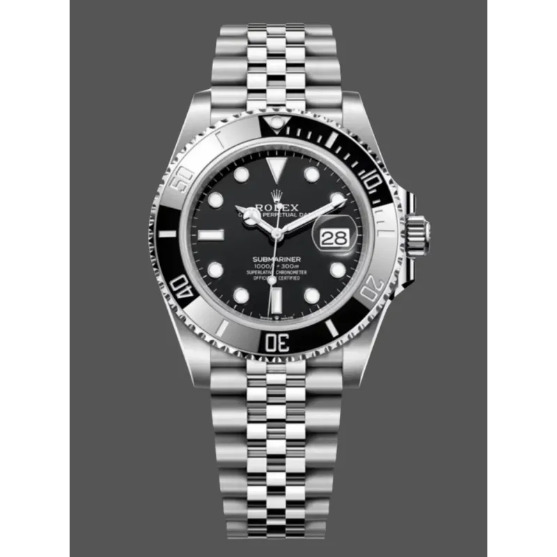 Rolex Submariner Hulk 116610 Replica - Zwarte Wijzerplaat Geribbelde Lunette