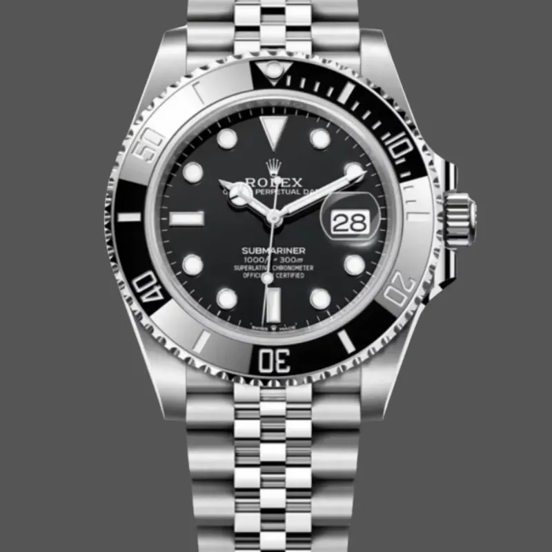 Rolex Submariner Hulk 116610 Replica - Zwarte Wijzerplaat Geribbelde Lunette