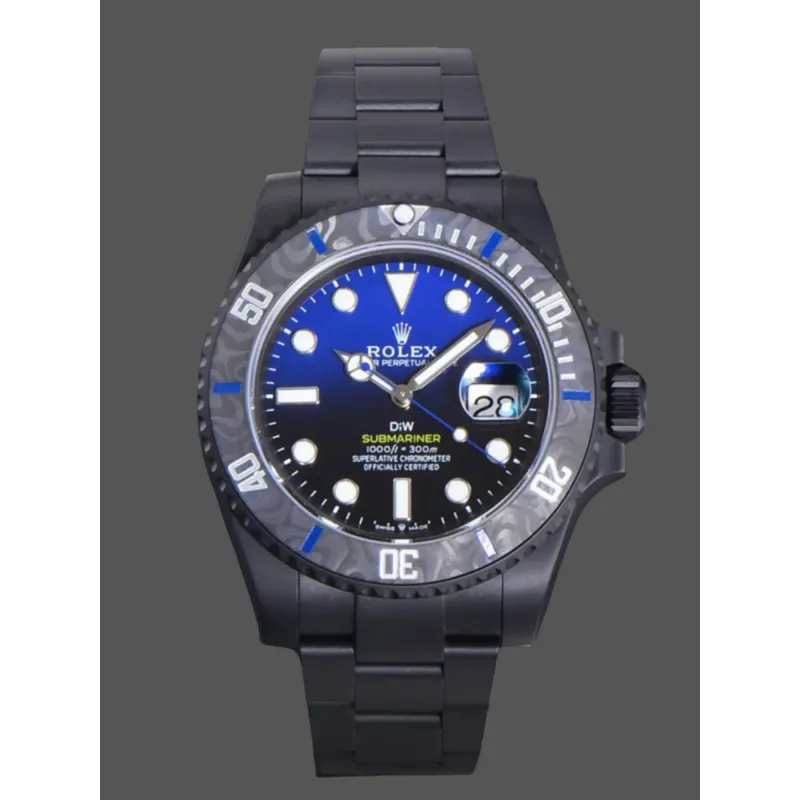 Rolex Submariner Hulk 116610 Replica - Zwarte Wijzerplaat Geribbelde Lunette