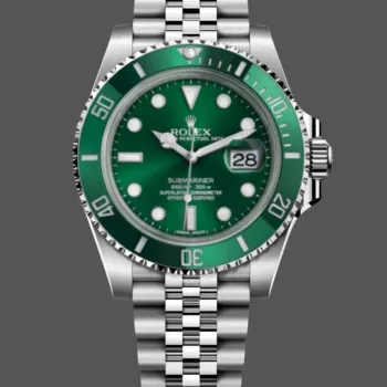 Rolex Submariner Hulk 116610LV Replica - Groene Wijzerplaat Geribbelde Lunette
