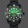 Rolex Submariner Hulk 116610LV Replica - Zwarte Wijzerplaat Geribbelde Lunette