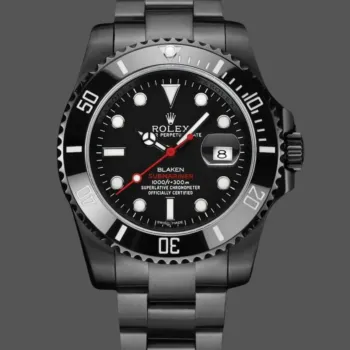 Rolex Submariner 116610LN Replica - Zwarte Wijzerplaat Geribbelde Lunette