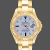 Rolex Yacht-Master Dames 168628 Replica - Witte Wijzerplaat Roestvrij Staal