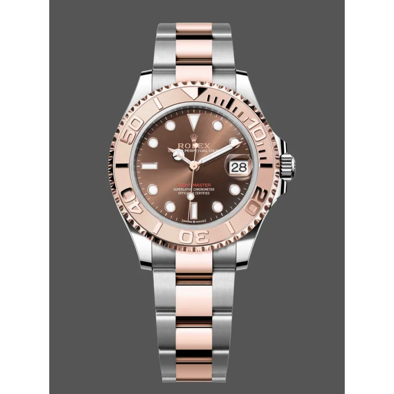 Rolex Yacht-Master 126621 Replica - Chocoladebruine Wijzerplaat Oyster Armband