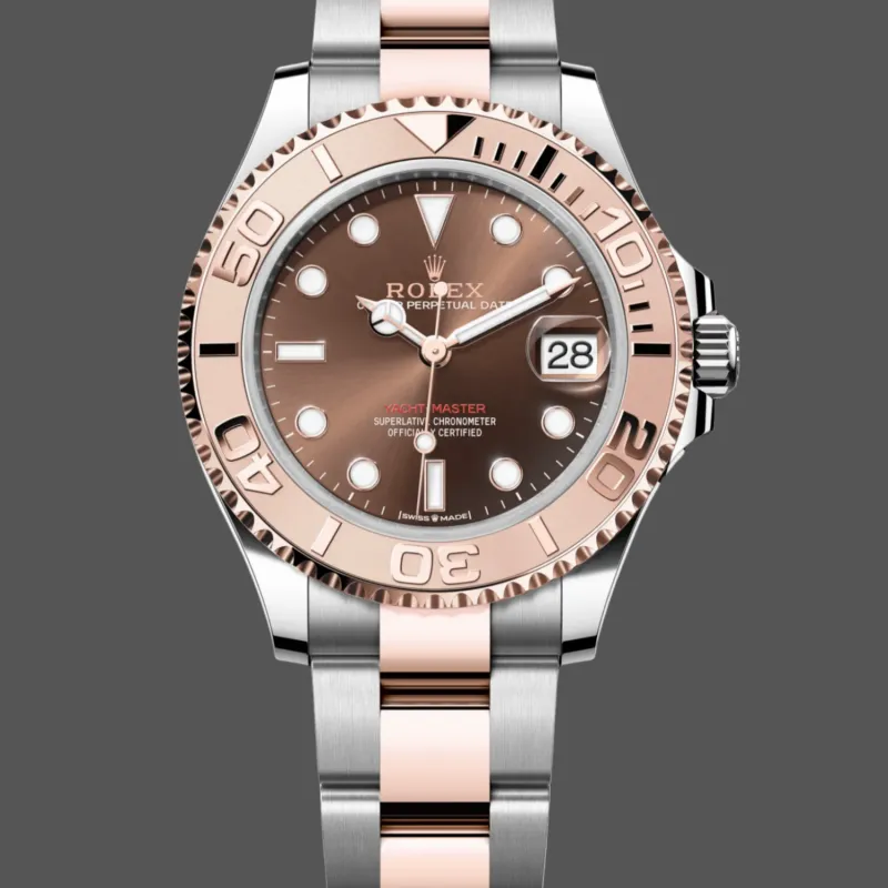 Rolex Yacht-Master 126621 Replica - Chocoladebruine Wijzerplaat Oyster Armband