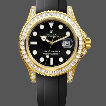 Rolex Yacht-Master 42 226668TBR Replica - Zwarte Wijzerplaat Diamanten Lunette