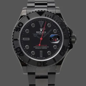 Rolex Yacht-Master 116622 Replica - Zwarte Wijzerplaat Roestvrij Staal
