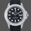 Rolex Yacht-Master 42 226679TBR Replica - Zwarte Wijzerplaat Oysterflex Armband