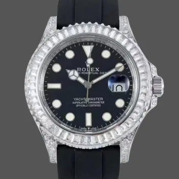 Rolex Yacht-Master 42 226679TBR Replica - Zwarte Wijzerplaat Oysterflex Armband