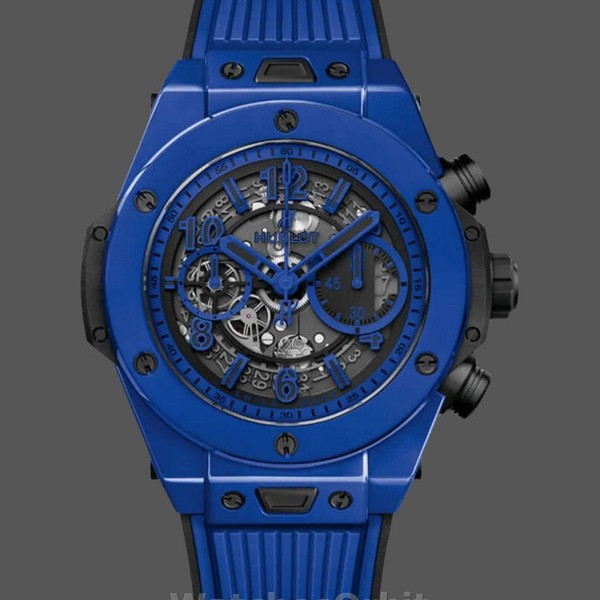 Replica Heren Hublot Big Bang Unico Blue Magic 42mm 411.ES.5119.RX Skelet