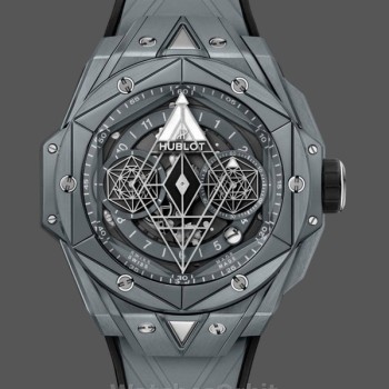 Replica Heren Hublot Big Bang-418.FX.8007.RX.MXM21, 45mm Grijs