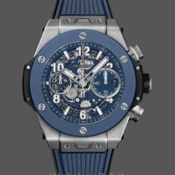 Replica Heren Hublot Big Bang-421.NL.5170.RX, 42mm, Heren Blauw