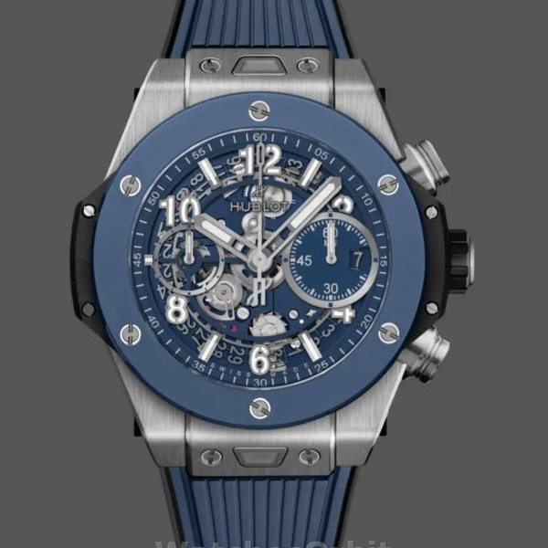 Replica Heren Hublot Big Bang-421.NL.5170.RX, 42mm, Heren Blauw