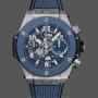Replica Heren Hublot Big Bang-421.NL.5170.RX, 42mm, Heren Blauw