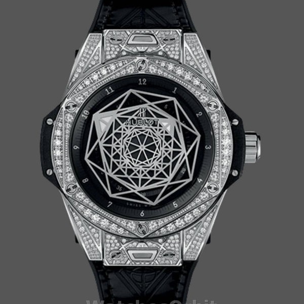 Replica Hublot Big Bang 45mm Roestvrij Staal Heren 465.SS.1117.VR.1704.MXM18 Zwart