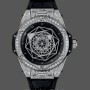 Replica Hublot Big Bang 45mm Roestvrij Staal Heren 465.SS.1117.VR.1704.MXM18 Zwart