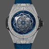 Replica Heren Hublot Big Bang Sang Bleu 45mm Titanium 415.NX.7179.VR.1704.MXM18 Blauw