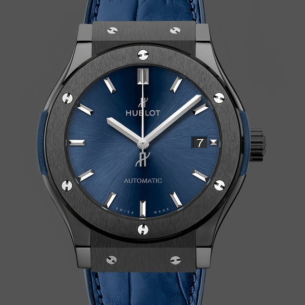 Replica Heren Hublot Classic Fusion Automatisch Roestvrij Staal 511.CM.7170.LR Blauw