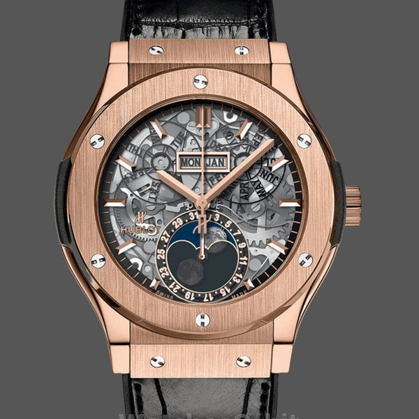 Replica Heren Hublot Classic Fusion-517.OX.0180.LR, 45mm, Transparant