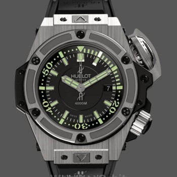 Replica Heren Hublot King Power 731.NX.1190.RX 48mm Zwart