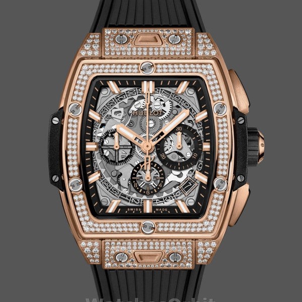Replica Hublot Spirit of Big Bang-601.OX.0183.LR.1704, 45mm, Skelet wijzerplaat voor heren