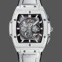 Replica Heren Hublot Spirit of Big Bang-641.HX.0173.LR, Wit keramiek, 42mm Skelet wijzerplaat