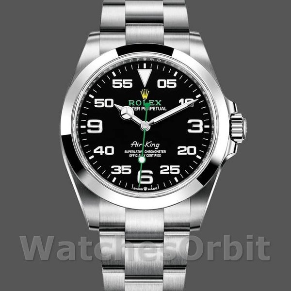 Replica Rolex Air King 40mm Heren-126900 0001-Oyster Roestvrij Staal Blauw