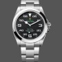 Replica Rolex Air-King 40mm Heren-116900-Roestvrij Staal-Zwart Arabische Wijzerplaat Blauw