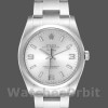 Replica Rolex Oyster Perpetual Air-King-114200, 34 mm, zilver Arabische wijzerplaat, unisex zilver