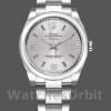 Replica Rolex Oyster Perpetual Air-King-114200, 34mm, Zilveren wijzerplaat, Unisex Zilver