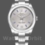 Replica Rolex Oyster Perpetual Air-King-114200, 34mm, Zilveren wijzerplaat, Unisex Zilver