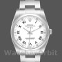 Replica Rolex Oyster Perpetual Air-King-114200, 34mm, Witte Wijzerplaat, Unisex Wit
