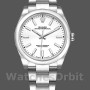 Replica Rolex Oyster Perpetual Air-King-114200, 34 mm, wijzerplaat met index, unisex wit