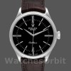 Replica Rolex Cellini Time 39mm Heren-50509-Bruin Lederen Band-Zwarte Wijzerplaat Zwart