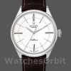 Replica Rolex Cellini Time 39mm Heren-50509-Bruin Leren Band-Witte Wijzerplaat Wit