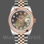 Replica Rolex Datejust 36mm Unisex-116201-Zwarte Parelmoer Wijzerplaat MOP