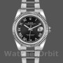 Replica Rolex Datejust 36mm Unisex-116234-Roomcijfer-Zwarte Wijzerplaat Zwart