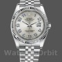 Replica Rolex Datejust 36mm Unisex-116234-Zilveren wijzerplaat-Blauwe Arabische cijfers Uurmarkeringen Zilver