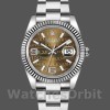Replica Rolex Datejust 36mm Unisex-116234-Waves-Bronze Diamond Dial Golven Bronzen Diamanten