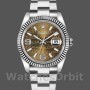 Replica Rolex Datejust 36mm Unisex-116234-Waves-Bronze Diamond Dial Golven Bronzen Diamanten
