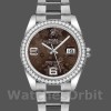 Replica Rolex Datejust 36mm Unisex-116244-Bronze Floral Arabic Diamond Dial Brons