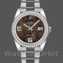 Replica Rolex Datejust 36mm Unisex-116244-Bronze Floral Arabic Diamond Dial Brons