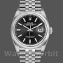 Replica Rolex Datejust 36mm unisex-126200-zwarte index wijzerplaat-roestvrij staal zwart