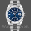 Replica Rolex Datejust 36mm Unisex-126200-Blauw motief Golf wijzerplaat-Roestvrij Staal Blauw