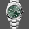 Replica Rolex Datejust 36mm unisex-126200-Groene index wijzerplaat-Roestvrij staal Groene wijzerplaat