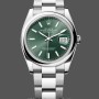 Replica Rolex Datejust 36mm unisex-126200-Groene index wijzerplaat-Roestvrij staal Groene wijzerplaat