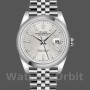 Replica Rolex Datejust 36mm unisex-126200-Zilveren wijzerplaat-Roestvrij staal Zilver