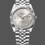 Replica Rolex Datejust 36mm dames-126234 0029-zilver met Romeinse wijzerplaat